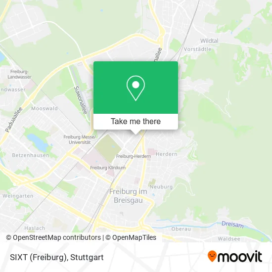 Карта SIXT (Freiburg)