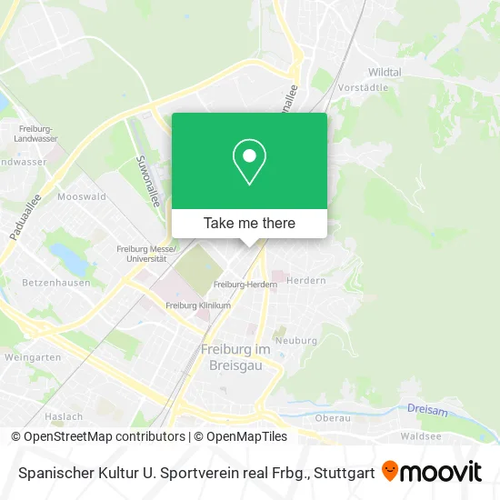 Карта Spanischer Kultur U. Sportverein real Frbg.