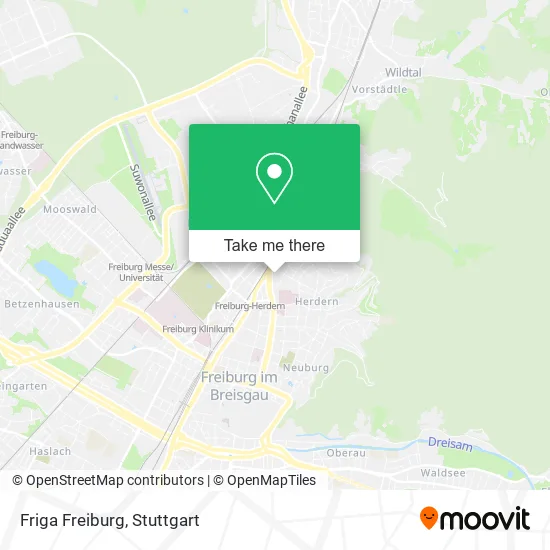 Карта Friga Freiburg