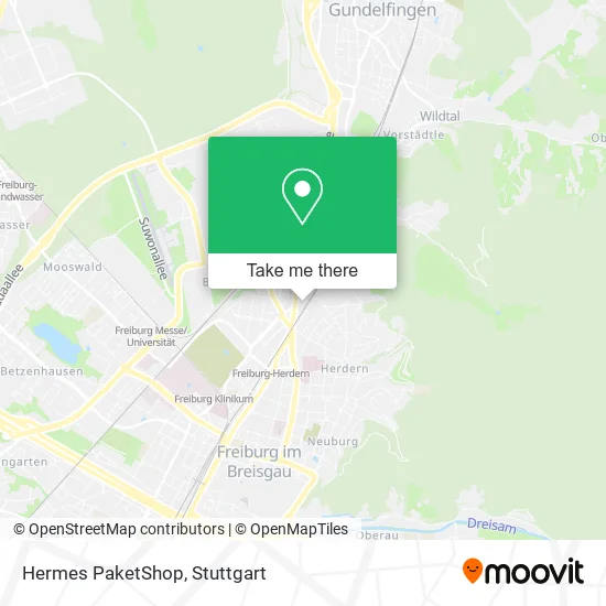 Карта Hermes PaketShop