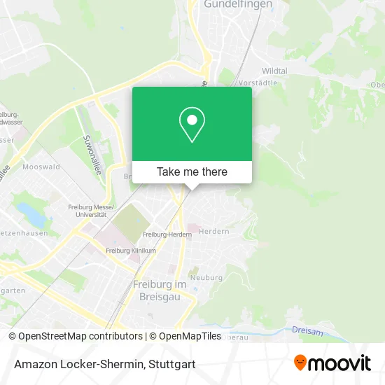 Карта Amazon Locker-Shermin