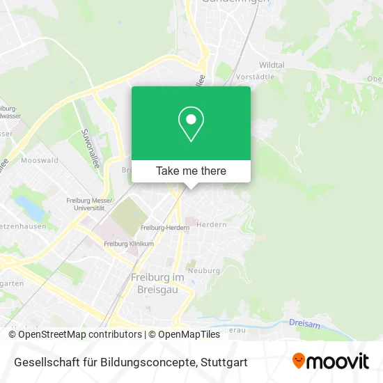 Карта Gesellschaft für Bildungsconcepte