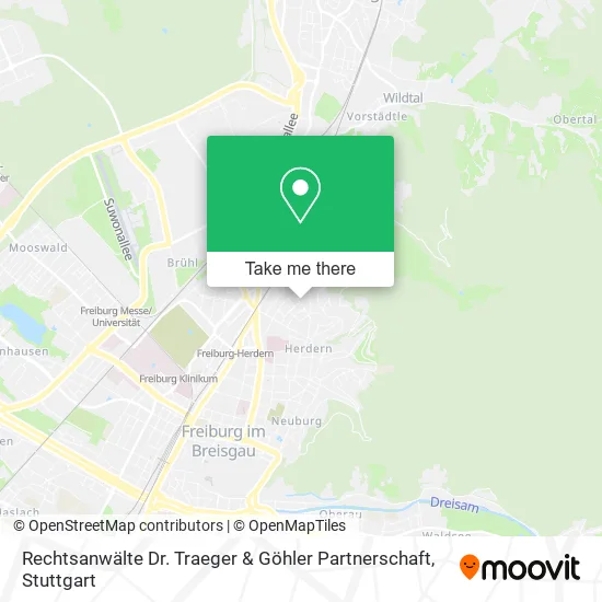 Карта Rechtsanwälte Dr. Traeger & Göhler Partnerschaft