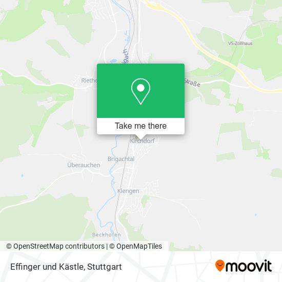 Effinger und Kästle map