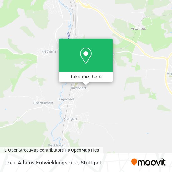 Paul Adams Entwicklungsbüro map