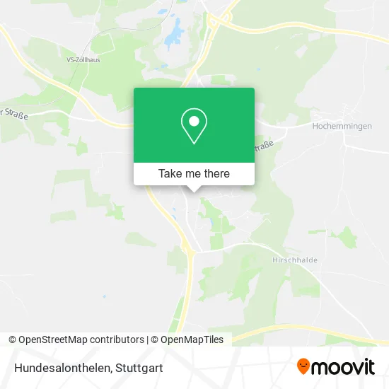 Карта Hundesalonthelen