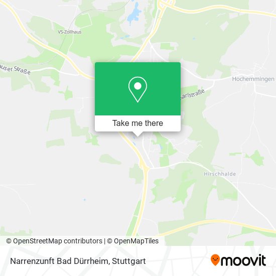 Narrenzunft Bad Dürrheim map