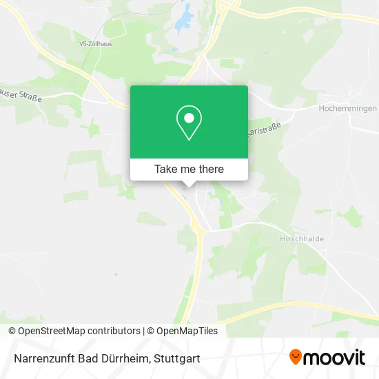 Карта Narrenzunft Bad Dürrheim