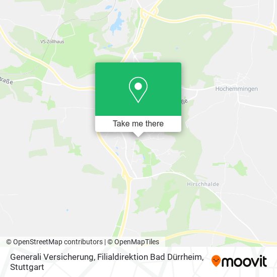 Generali Versicherung, Filialdirektion Bad Dürrheim map