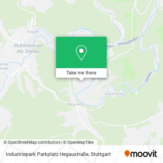 Industriepark Parkplatz Hegaustraße map