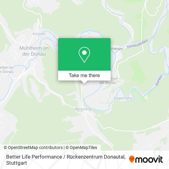 Better Life Performance / Rückenzentrum Donautal map