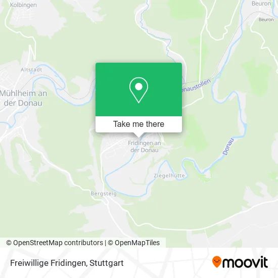 Карта Freiwillige Fridingen
