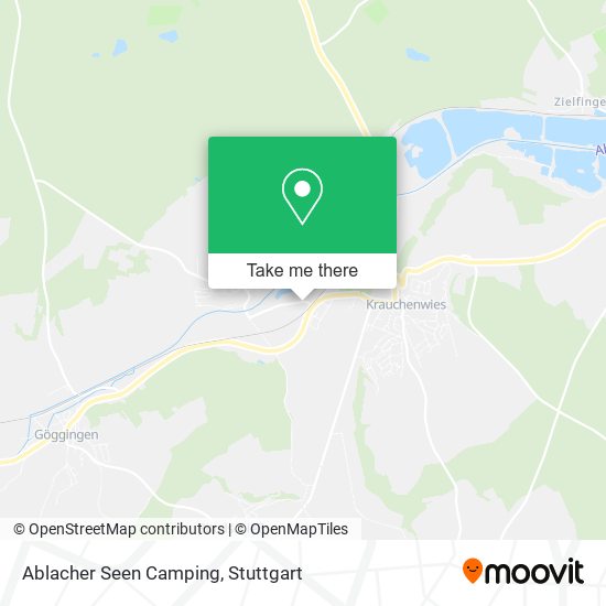 Ablacher Seen Camping map