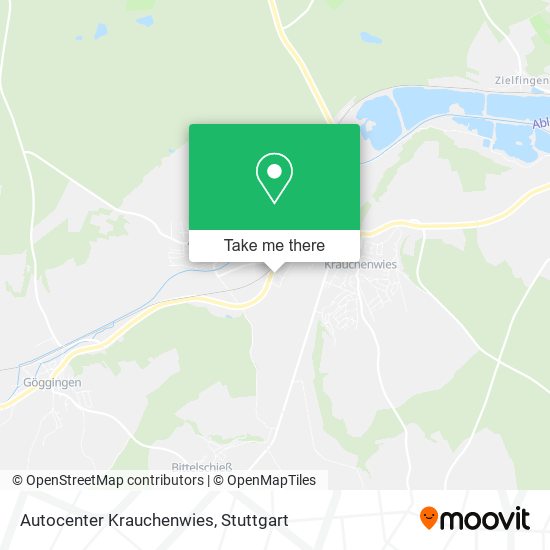 Autocenter Krauchenwies map