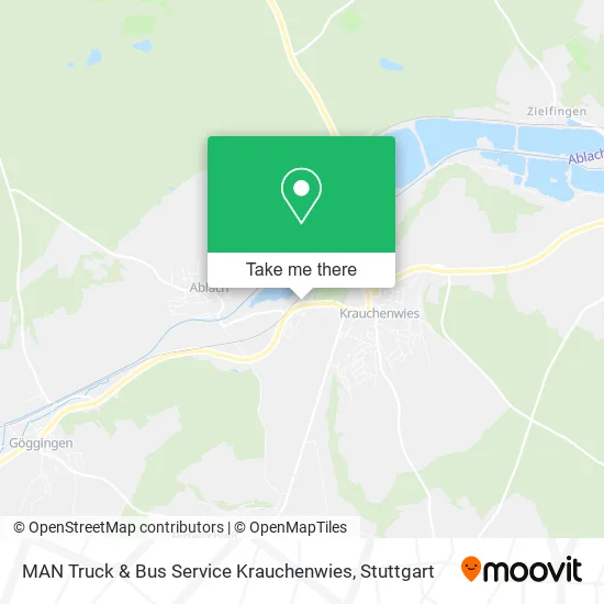 Карта MAN Truck & Bus Service Krauchenwies