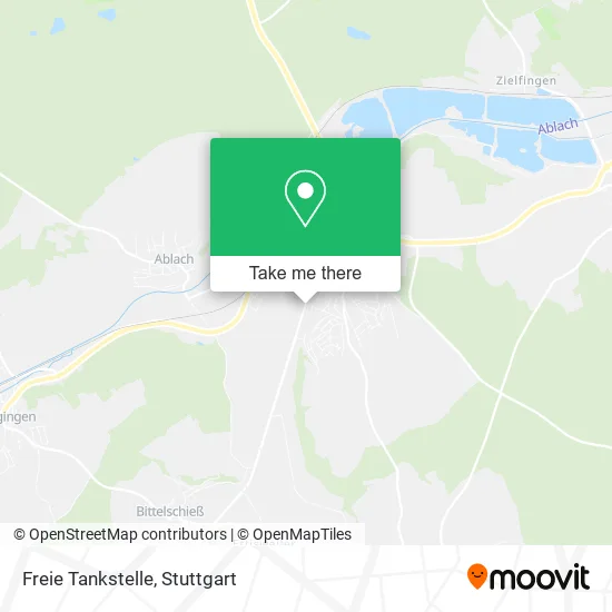 Карта Freie Tankstelle