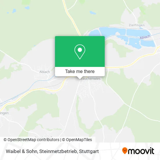 Карта Waibel & Sohn, Steinmetzbetrieb