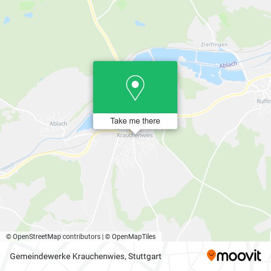 Gemeindewerke Krauchenwies map