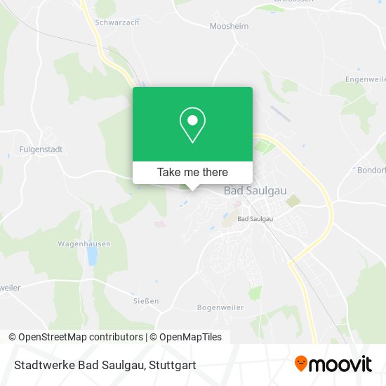 Stadtwerke Bad Saulgau map