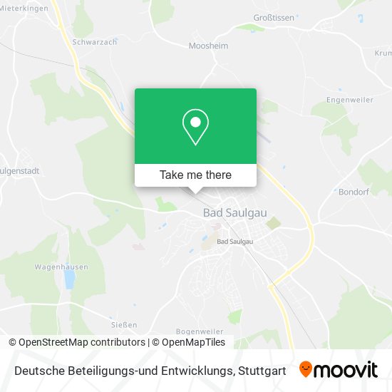 Deutsche Beteiligungs-und Entwicklungs map