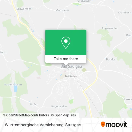 Карта Württembergische Versicherung