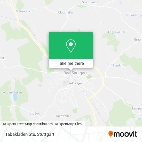 Карта Tabakladen Stu
