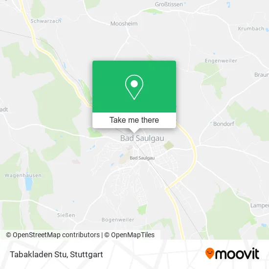 Карта Tabakladen Stu