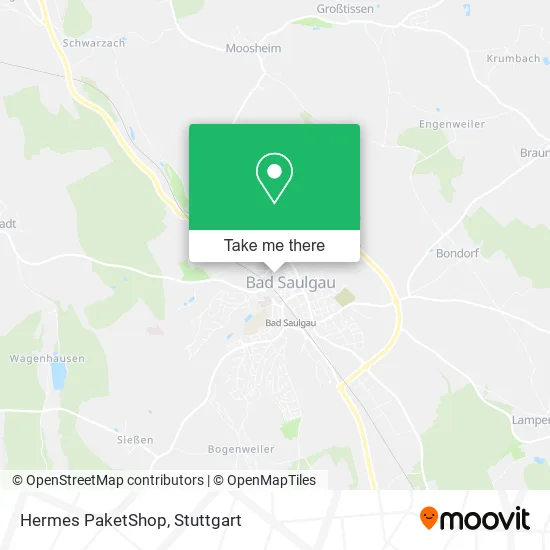 Карта Hermes PaketShop