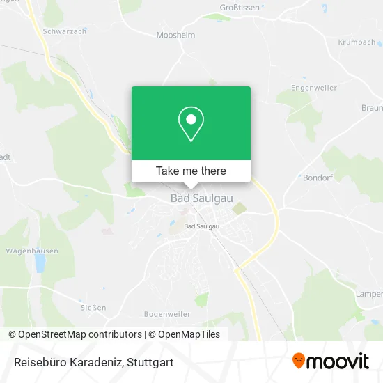 Карта Reisebüro Karadeniz