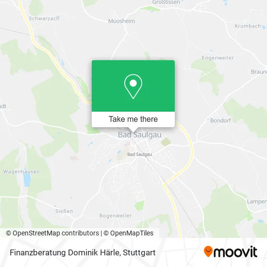 Карта Finanzberatung Dominik Härle