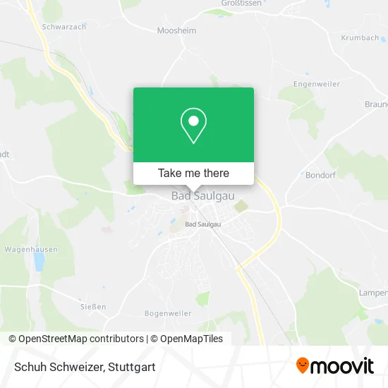Карта Schuh Schweizer