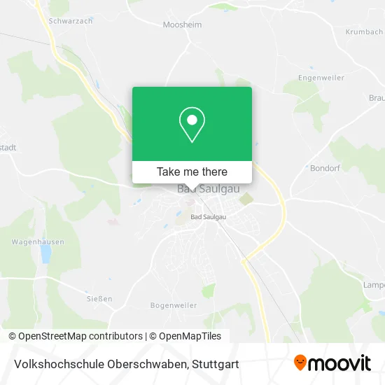 Карта Volkshochschule Oberschwaben