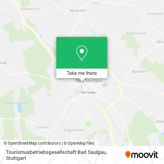 Tourismusbetriebsgesellschaft Bad Saulgau map