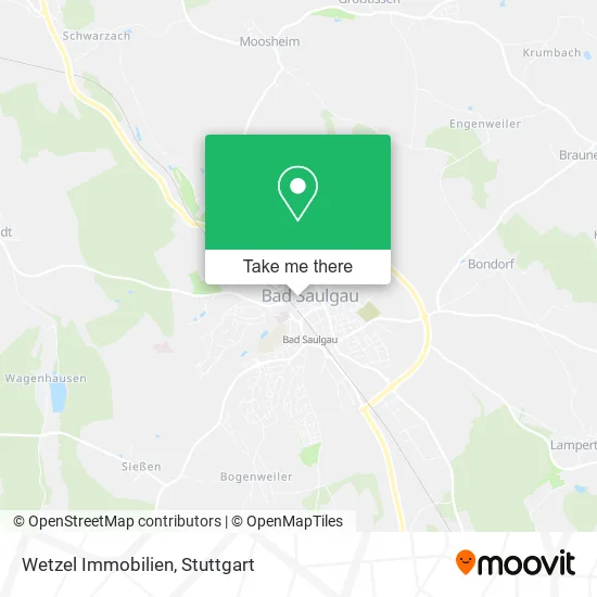 Карта Wetzel Immobilien