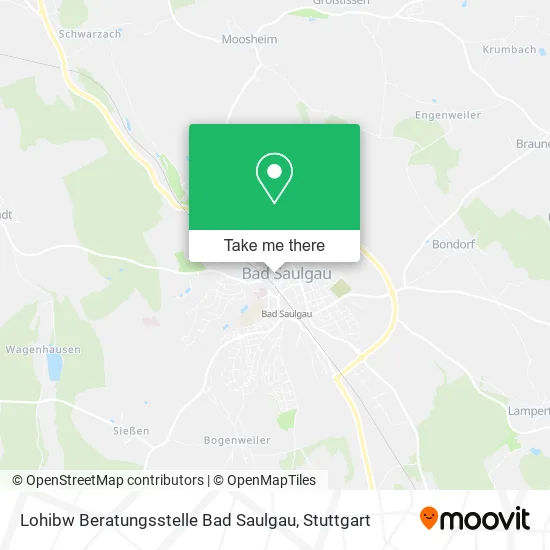 Карта Lohibw Beratungsstelle Bad Saulgau