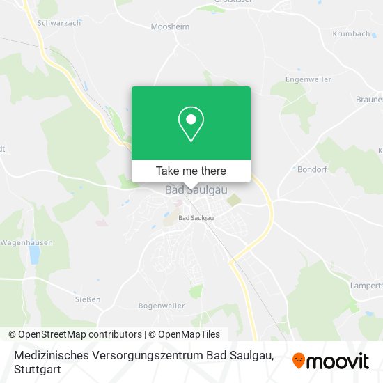 Medizinisches Versorgungszentrum Bad Saulgau map