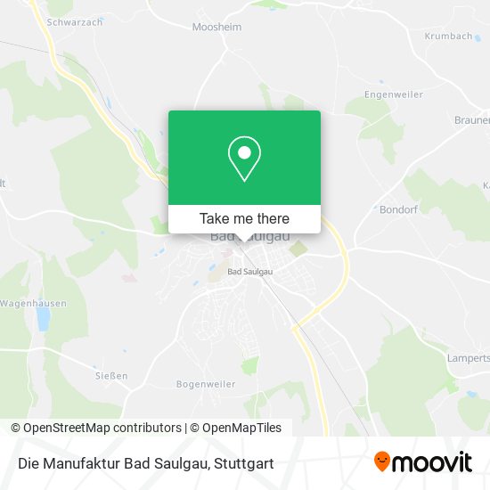 Die Manufaktur Bad Saulgau map