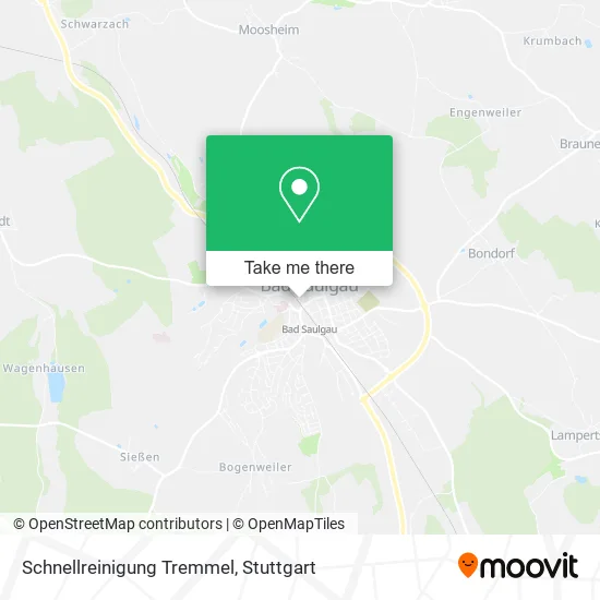 Карта Schnellreinigung Tremmel