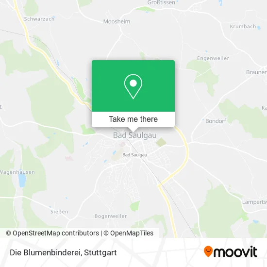 Карта Die Blumenbinderei