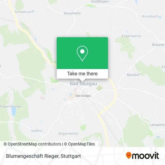 Карта Blumengeschäft Rieger