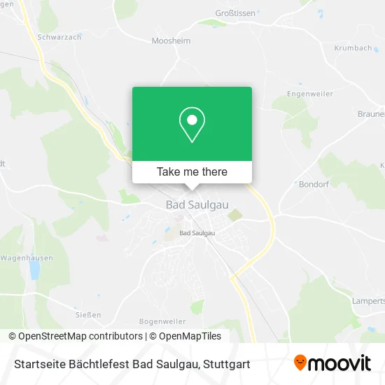 Карта Startseite Bächtlefest Bad Saulgau