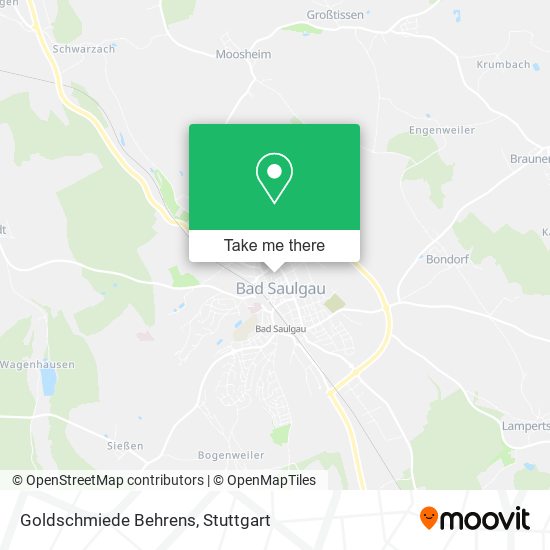Goldschmiede Behrens map