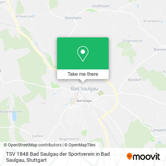 TSV 1848 Bad Saulgau der Sportverein in Bad Saulgau map