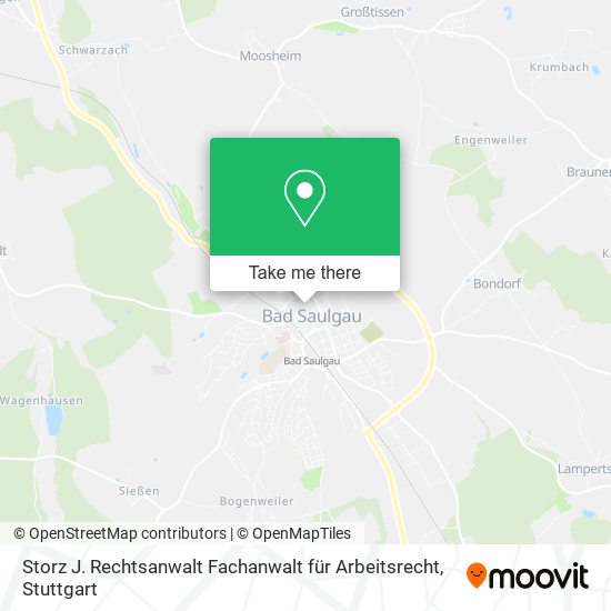 Storz J. Rechtsanwalt Fachanwalt für Arbeitsrecht map