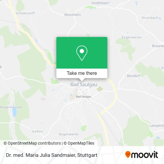 Dr. med. Maria Julia Sandmaier map