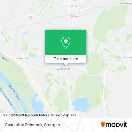 Карта Gaststätte Rebstock