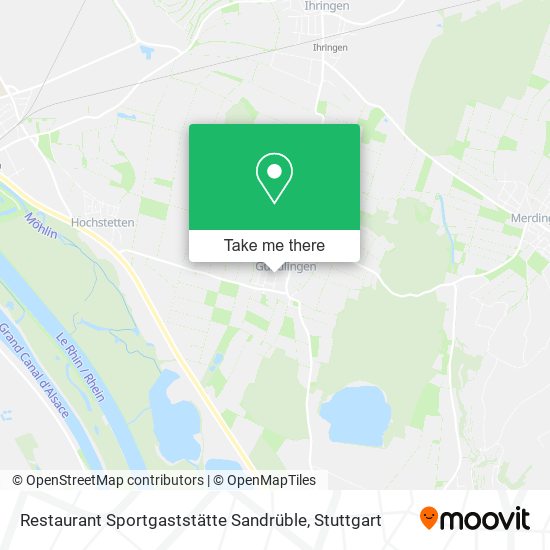 Restaurant Sportgaststätte Sandrüble map