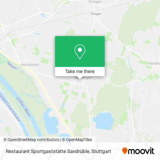 Карта Restaurant Sportgaststätte Sandrüble
