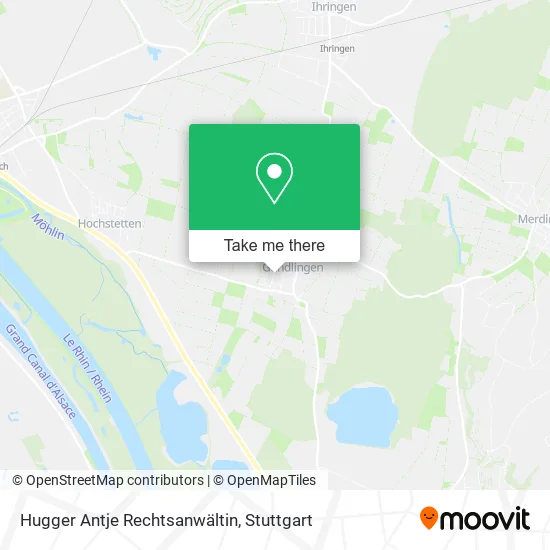 Карта Hugger Antje Rechtsanwältin