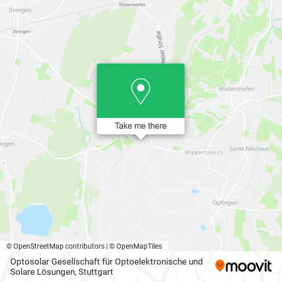 Карта Optosolar Gesellschaft für Optoelektronische und Solare Lösungen